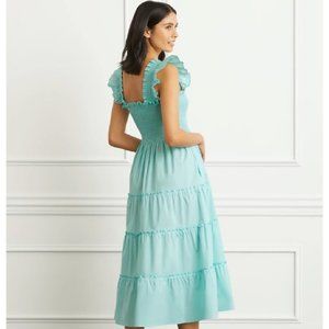 HILL HOUSE HOME Ellie Nap Dress Blue Bay XS Midi